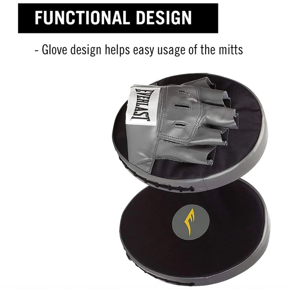 Everlast Core Punch Mitts, One Size – Boxing Training Pads - Picture 6 of 15